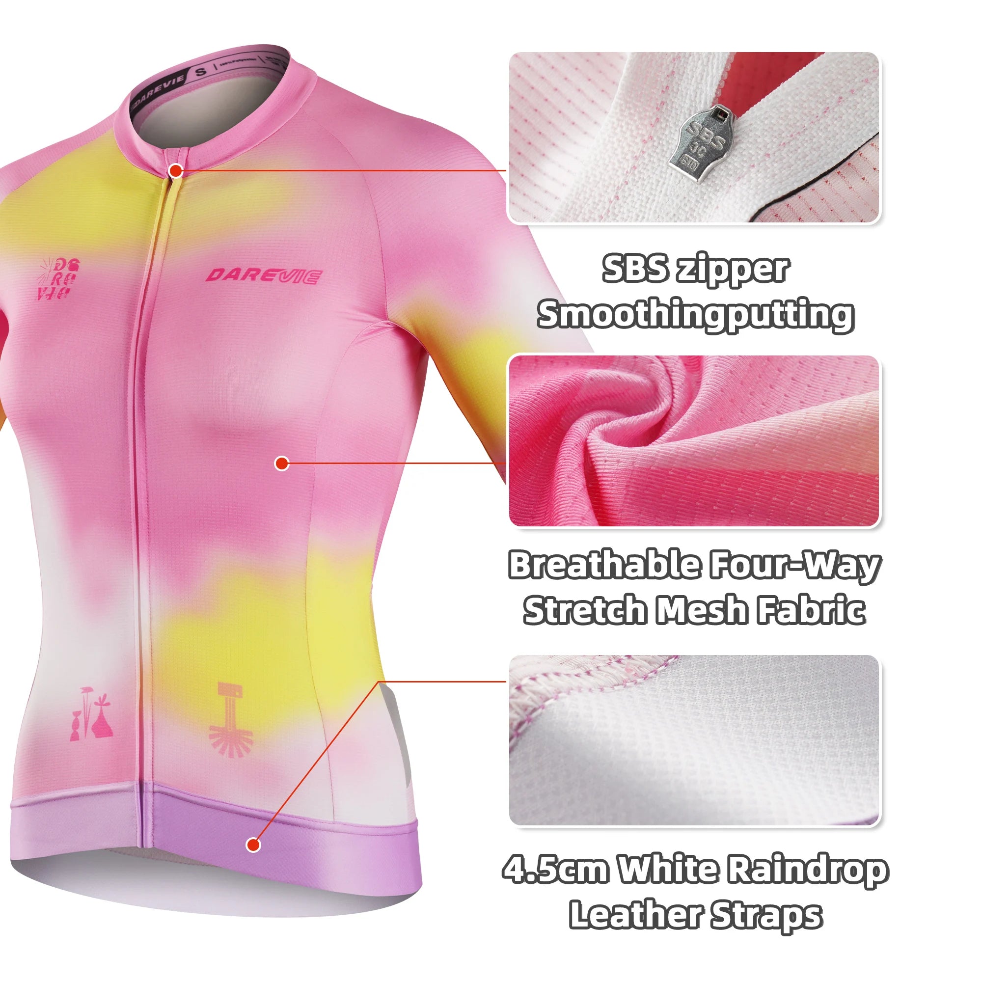 Maillot tricolor de Mujer